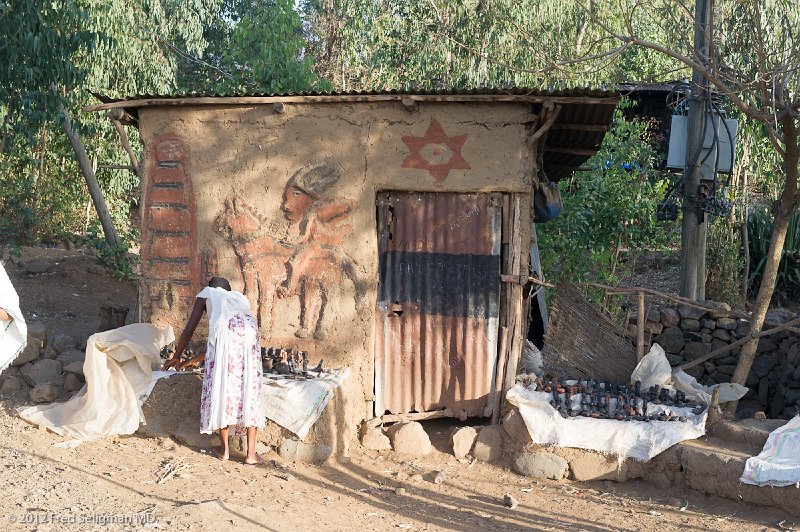 20120402_071409 Nikon D3S 2x3.jpg - Fellusha Village.   Once the home of members of the so-called  'Lost Tribe'.  Most  of the Felusha were evacuated to Israel in 1991.